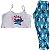 Conjunto Pijama Infantil Stitch Azul Calça - Imagem 1